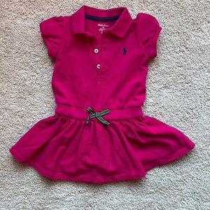 Six month Ralph Lauren baby dress pink
